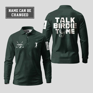 Talk Birdie To Me Long Sleeve Polo