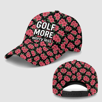 Golf More Worry Less Baseball Cap