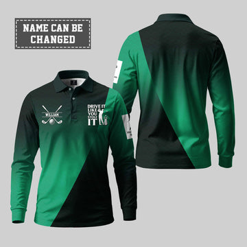 Drive It Like You Stole It Long Sleeve Polo