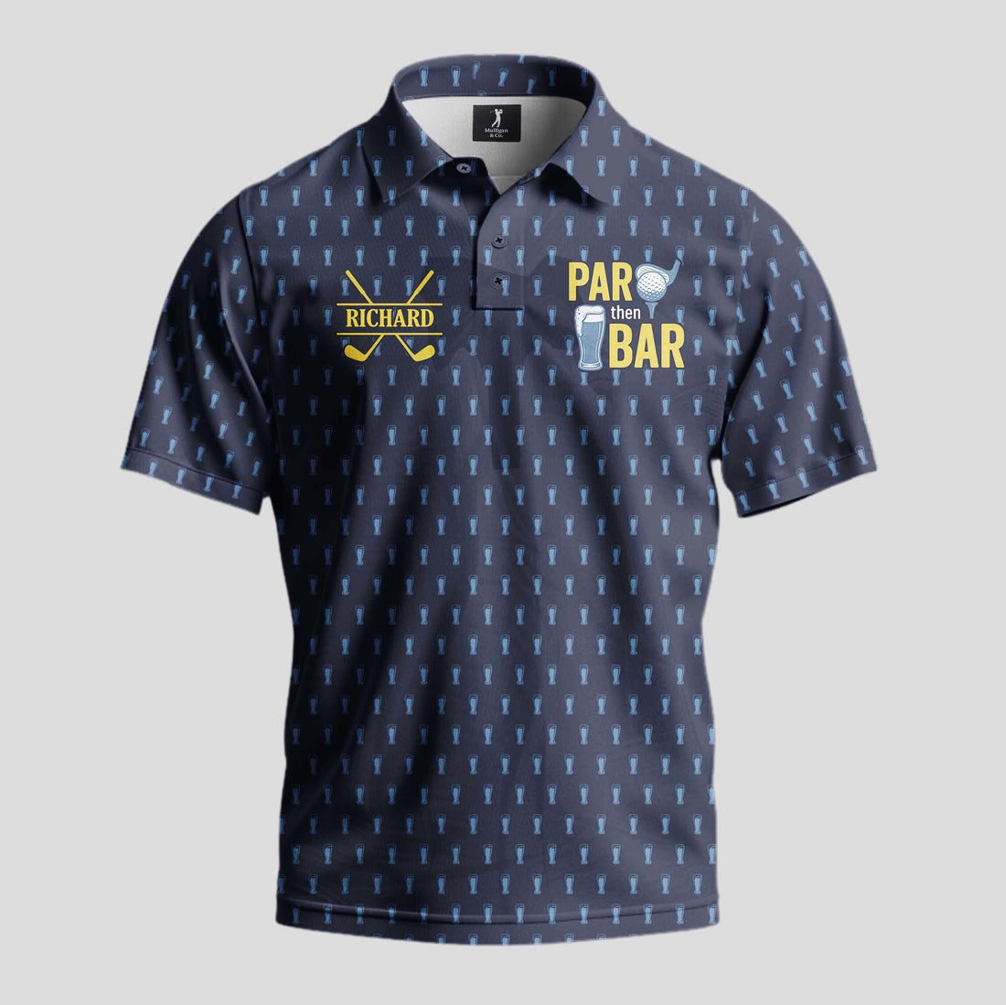 Par Then Bar Polo Shirt 2