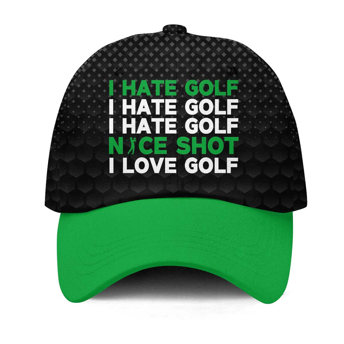 I Hat Golf Nice Shot Baseball Cap