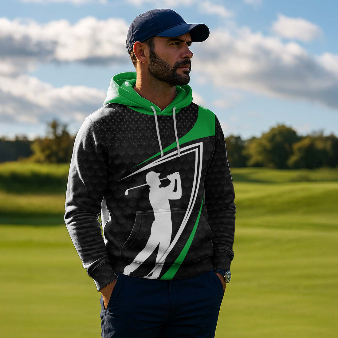 I Hate Golf Nice Shot Hoodie