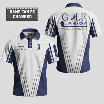 Golf And Whiskey What Else Is There Polo Shirt