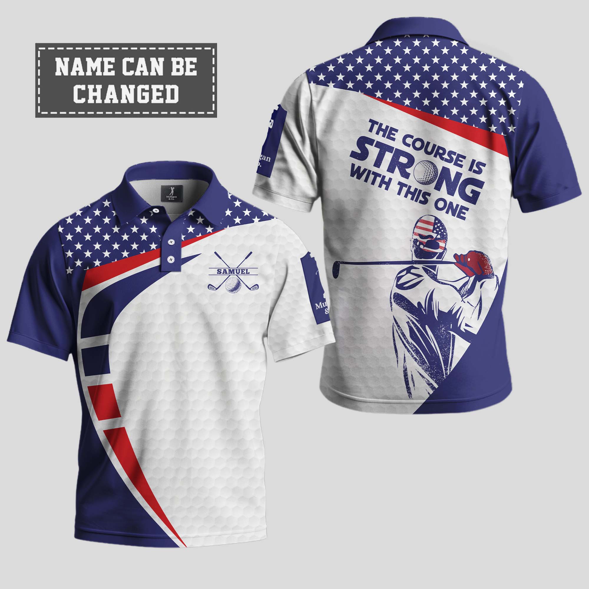 The Course Is Strong With This One Golf Polo Shirt