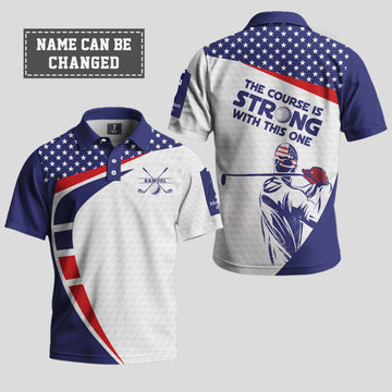 The Course Is Strong With This One Golf Polo Shirt