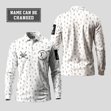 I Love When You Talk Birdie To Me Long Sleeve Polo