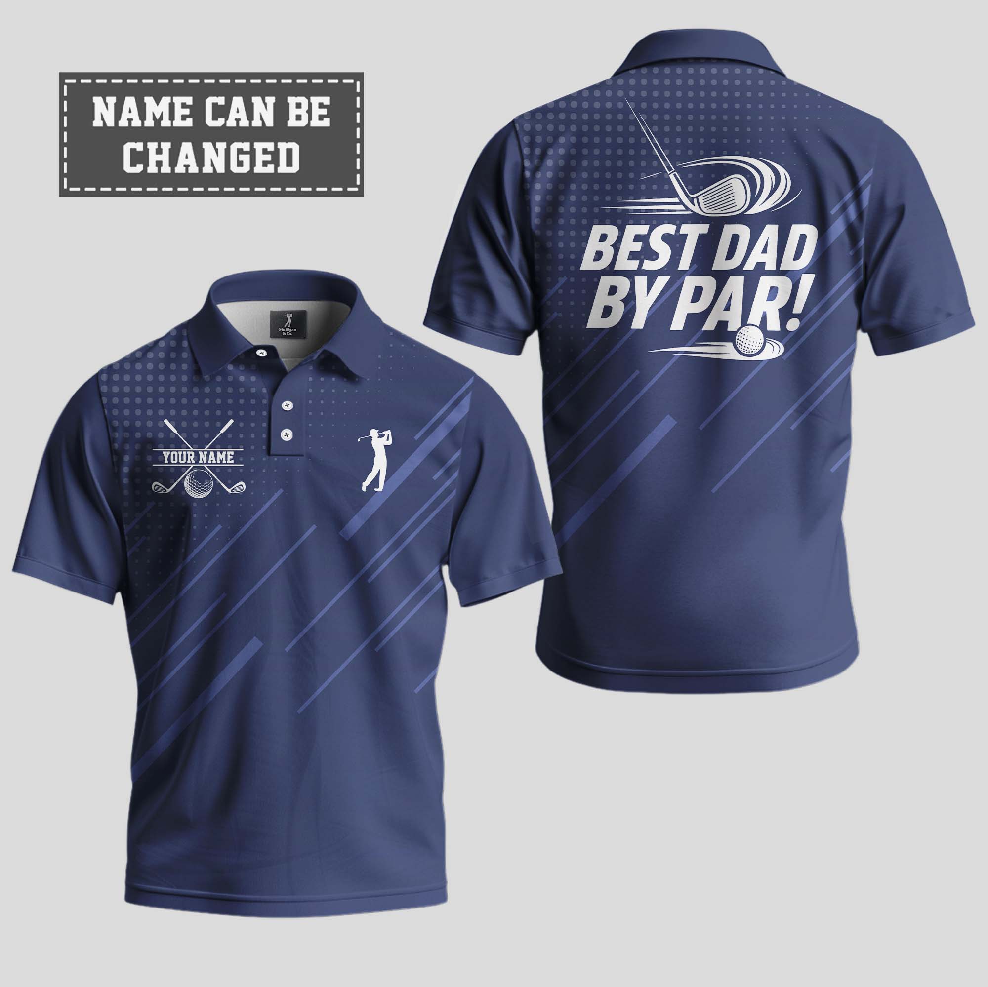 Best Dad By Par Polo Shirt 2