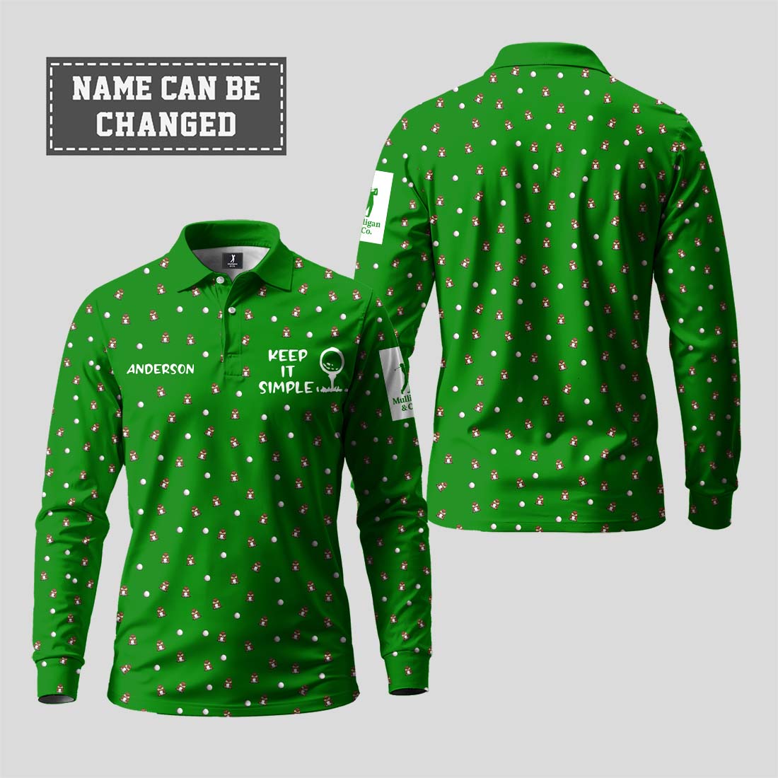 Keep It Simple Long Sleeve Polo
