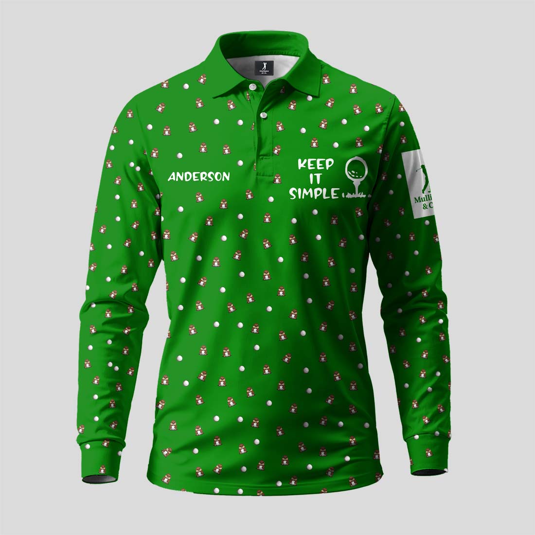 Keep It Simple Long Sleeve Polo