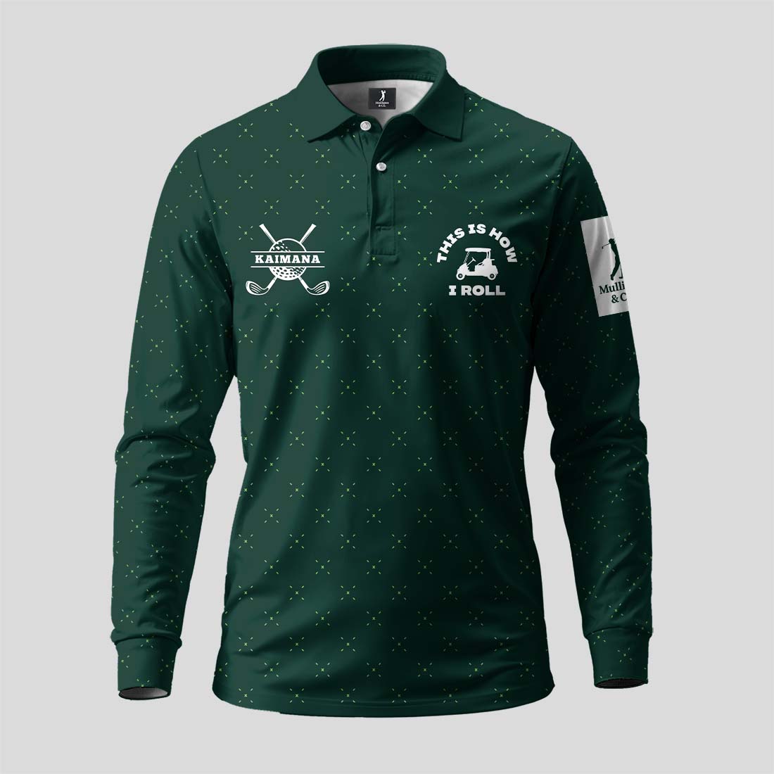 This is How I Roll Golf Long Sleeve Polo