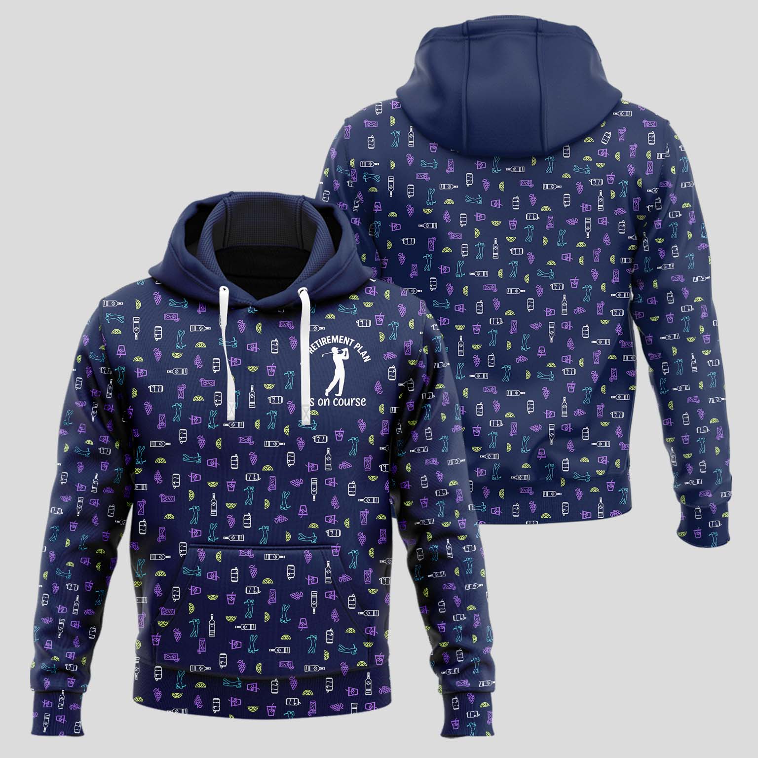 My Retirement Plan Is On Course Hoodie