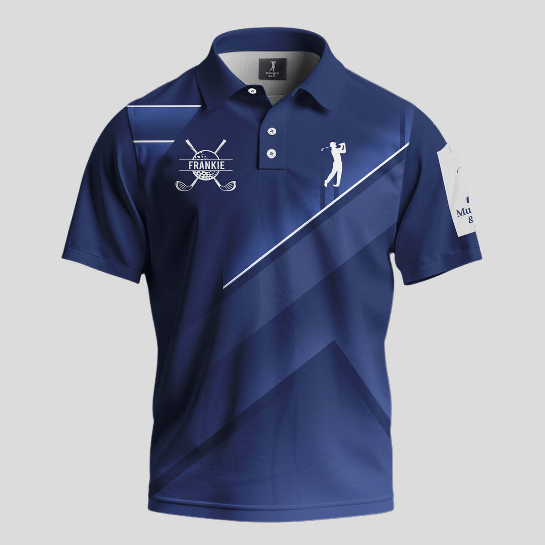 Over Par and Under the Influence Golf Polo Shirt