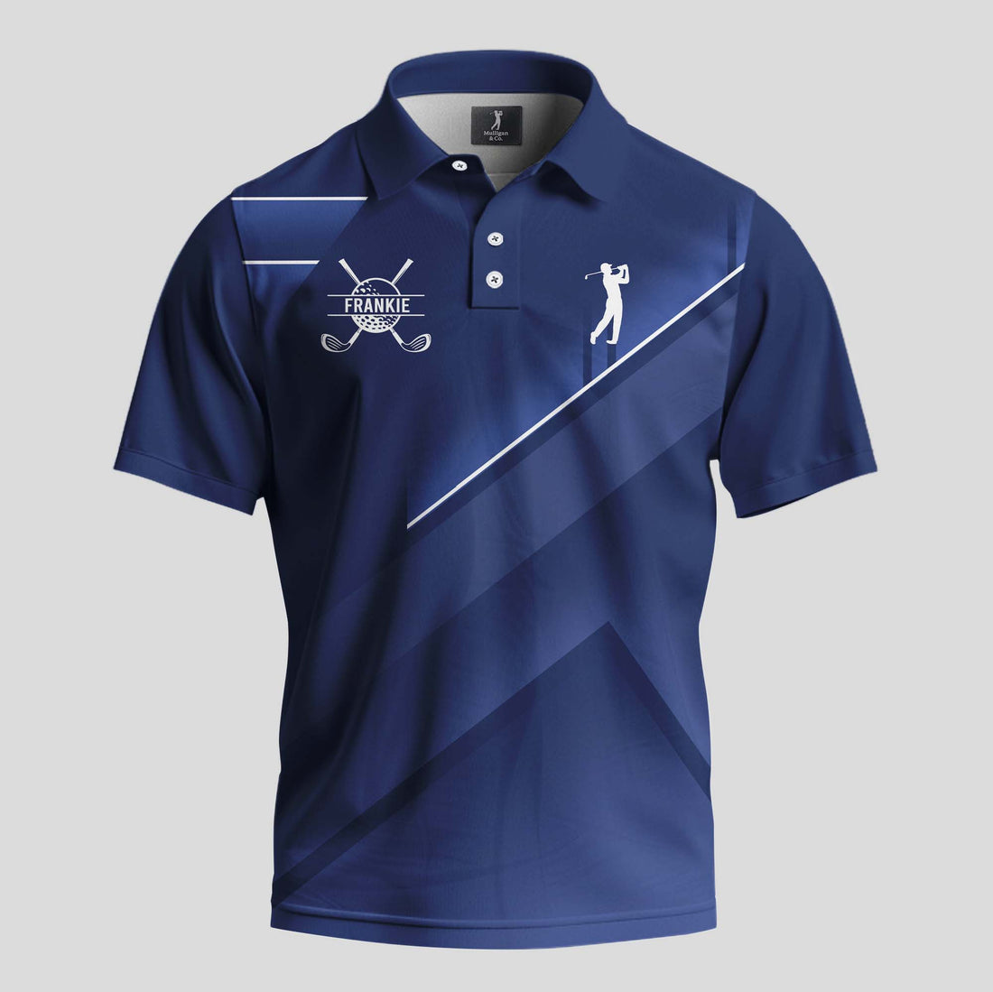 Over Par and Under the Influence Golf Polo Shirt 2