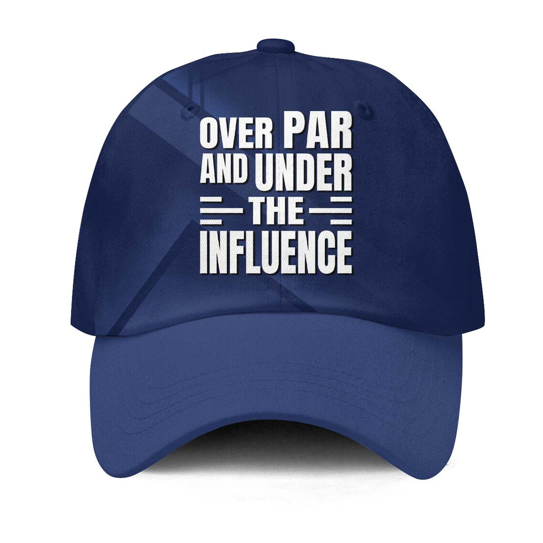 Over Par and Under the Influence Golf Baseball Cap