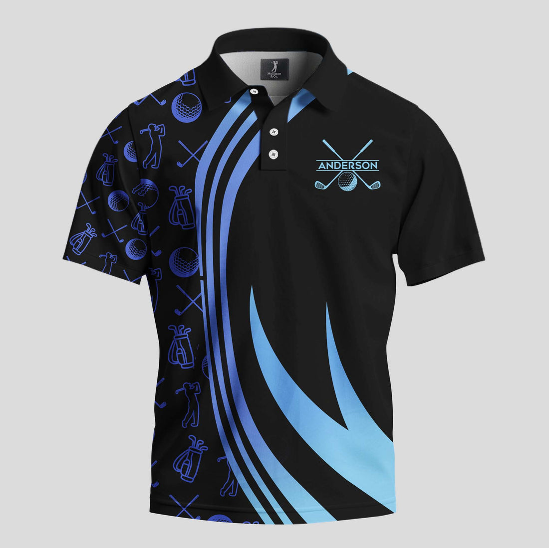 If I Can’t Take My Golf Clubs, I’m Not Going Golf Polo Shirt 2
