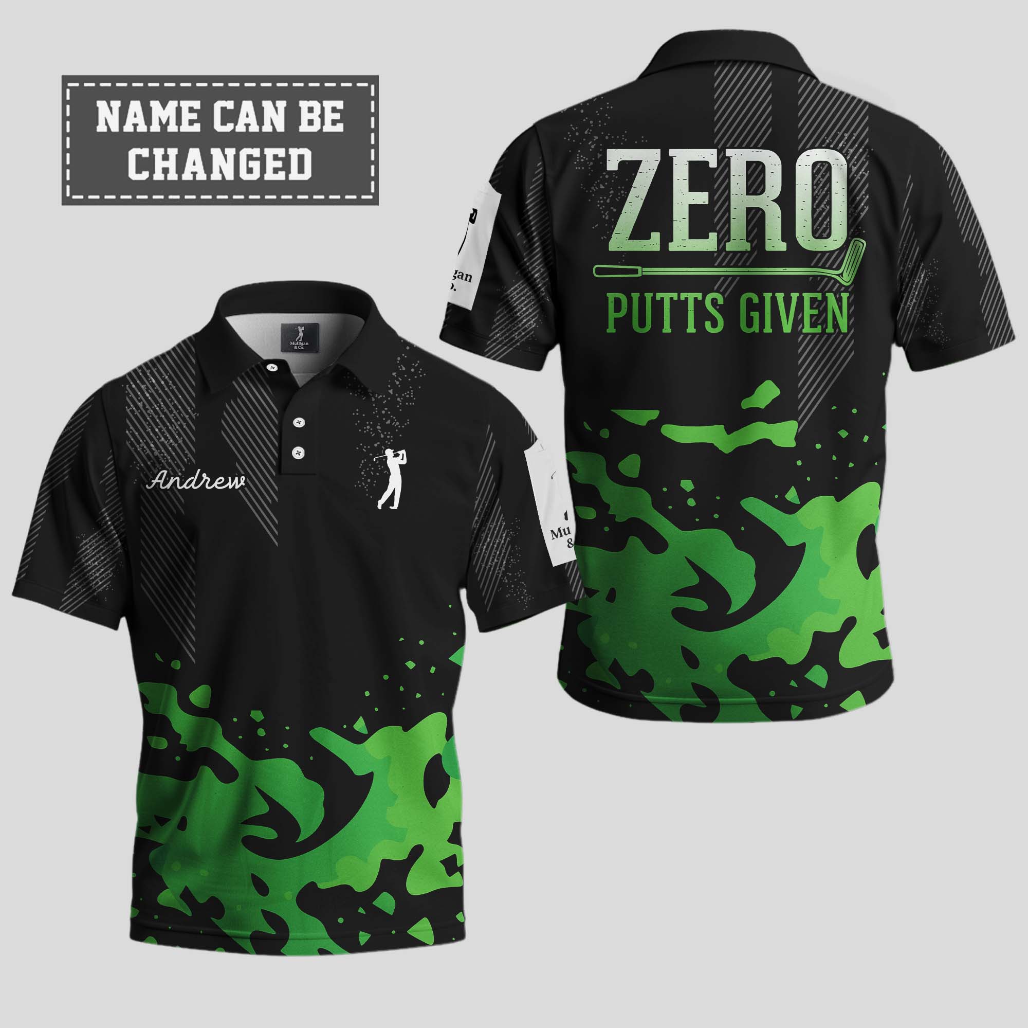 Zero Putts Given Polo Shirt