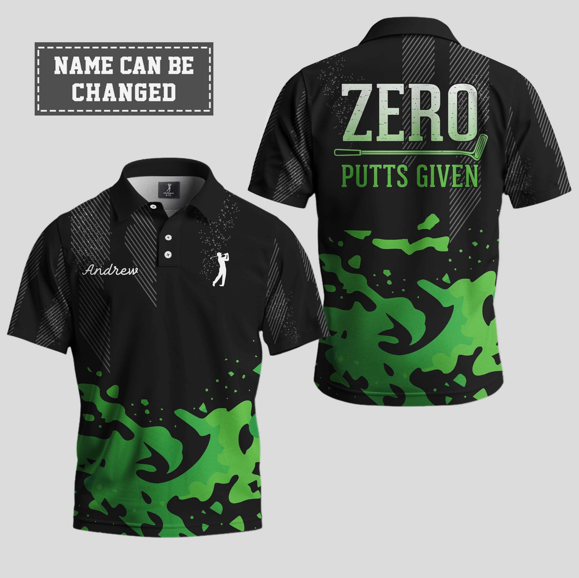 Zero Putts Given Polo Shirt
