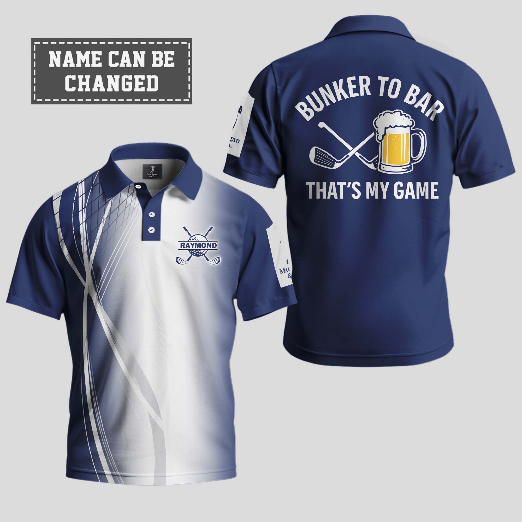 Bunker to Bar That’s My Game Polo Shirt