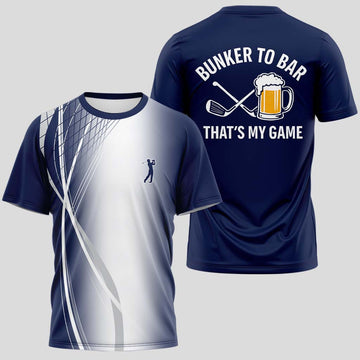 Bunker to Bar That’s My Game T-shirt
