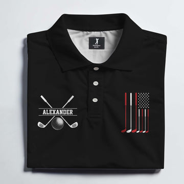 American Flag Polo Shirt 2