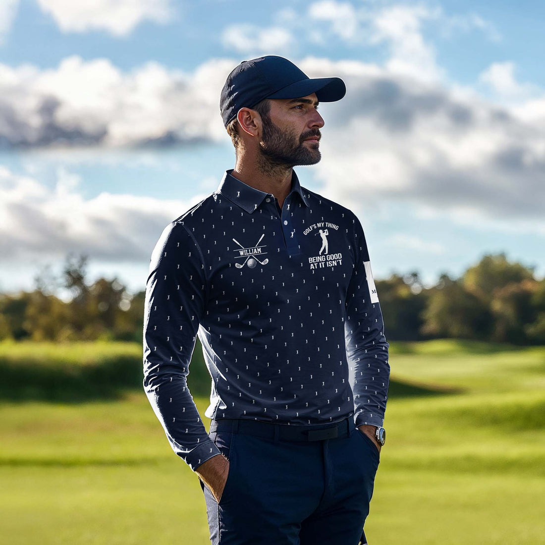 Golf’s my thing Long Sleeve Polo