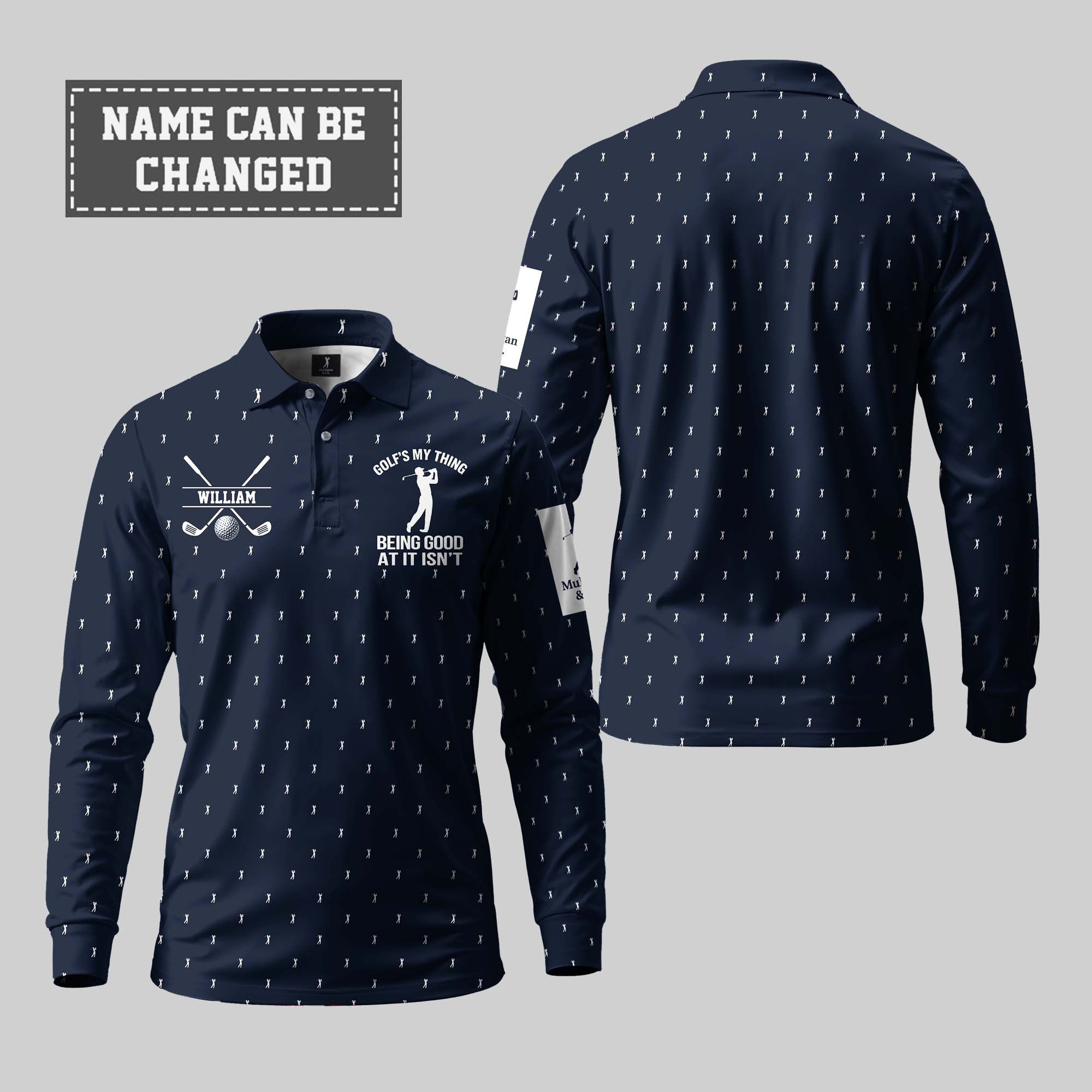 Golf’s my thing Long Sleeve Polo