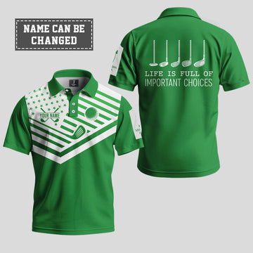 Life is Full of Important Choices Polo Shirt