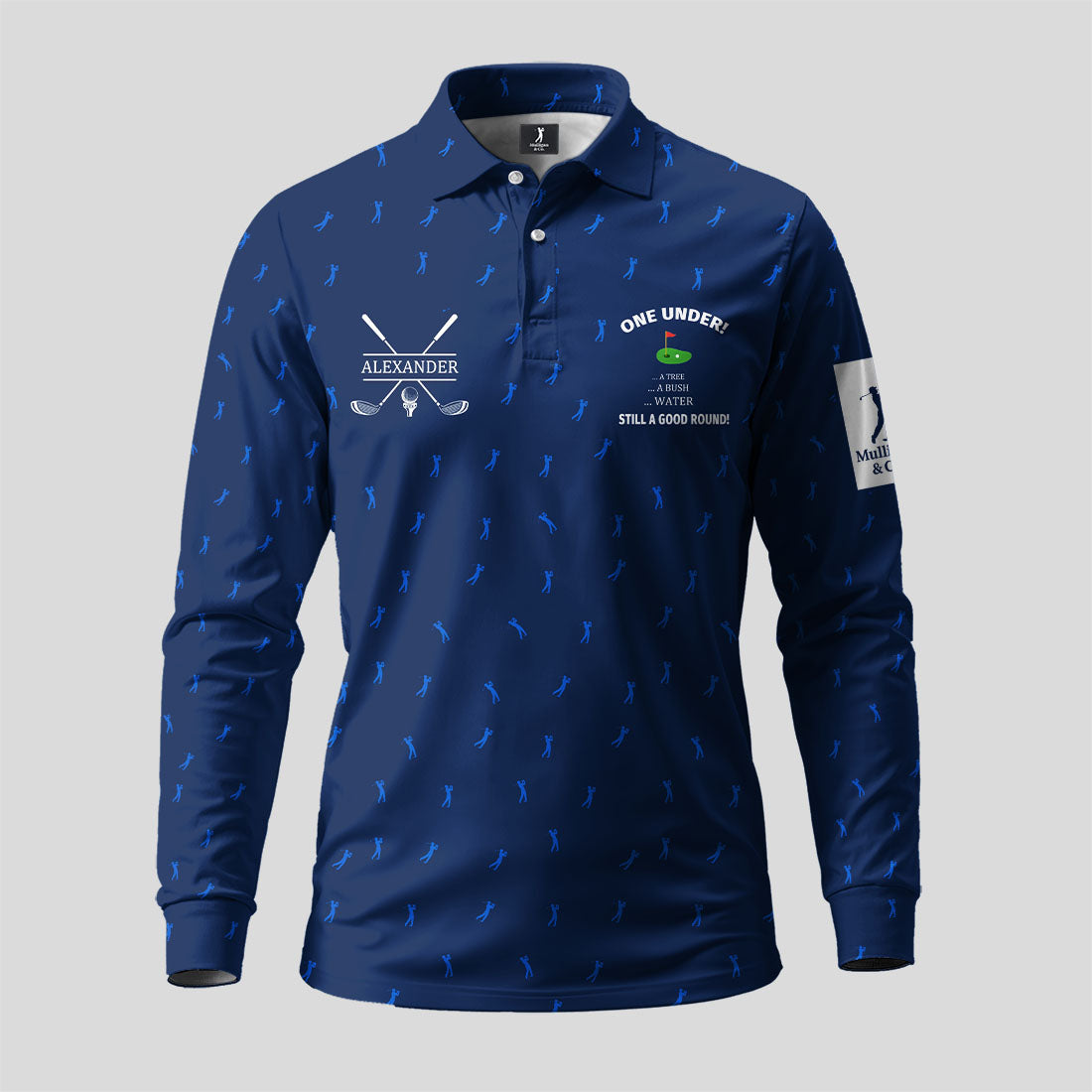 One Under Long Sleeve Polo