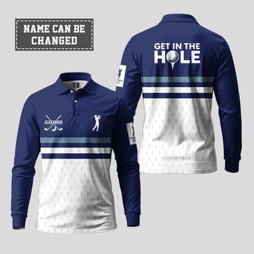Get In The Hole Long Sleeve Polo