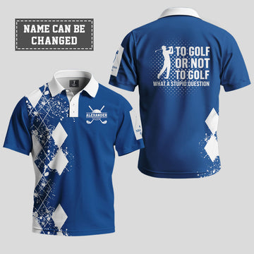 Swing Swear Look for Ball Repeat Polo Shirt