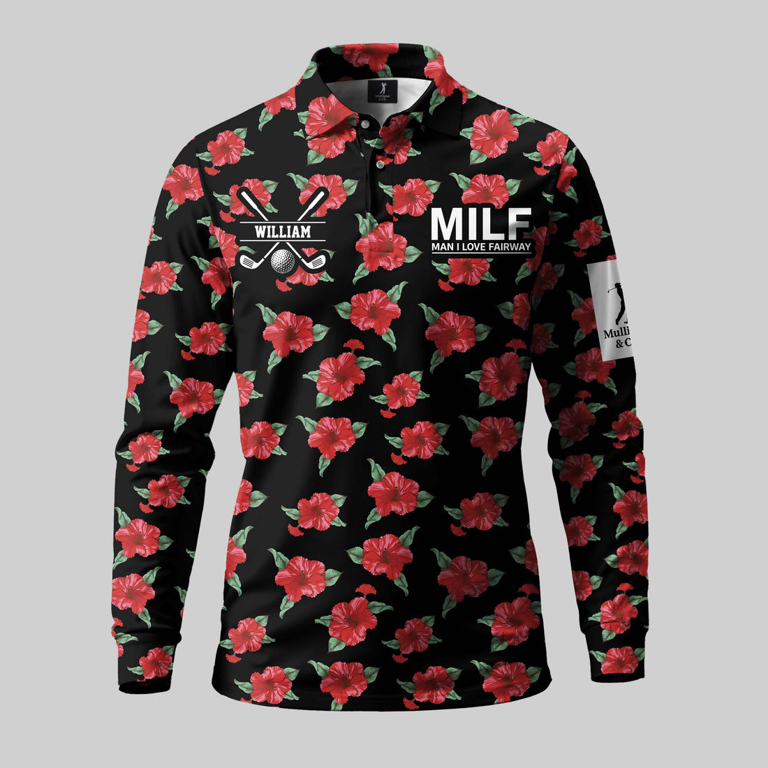 Man I Love Fairway Long Sleeve Polo