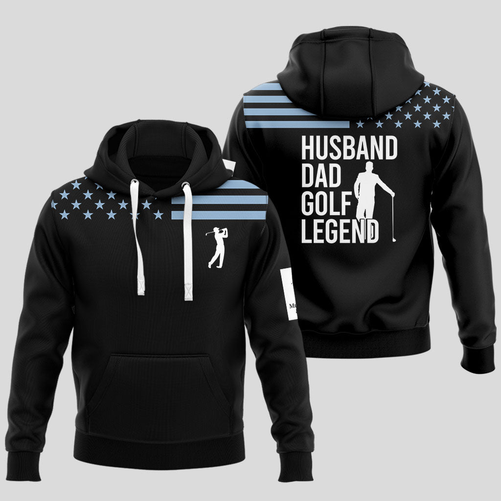 Husband Dad Golf Legend Hoodie
