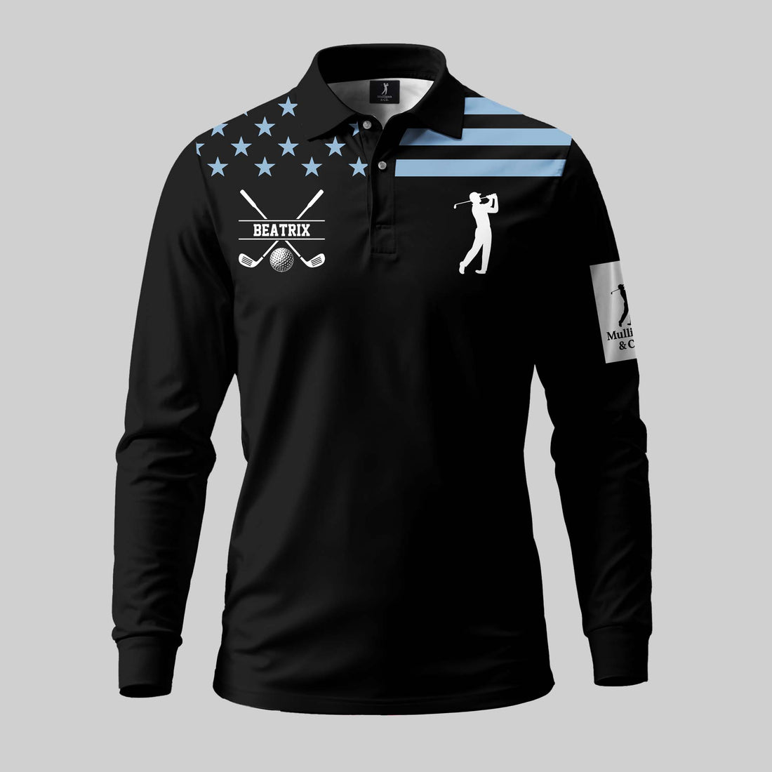 Husband Dad Golf Leagend Long Sleeve Polo