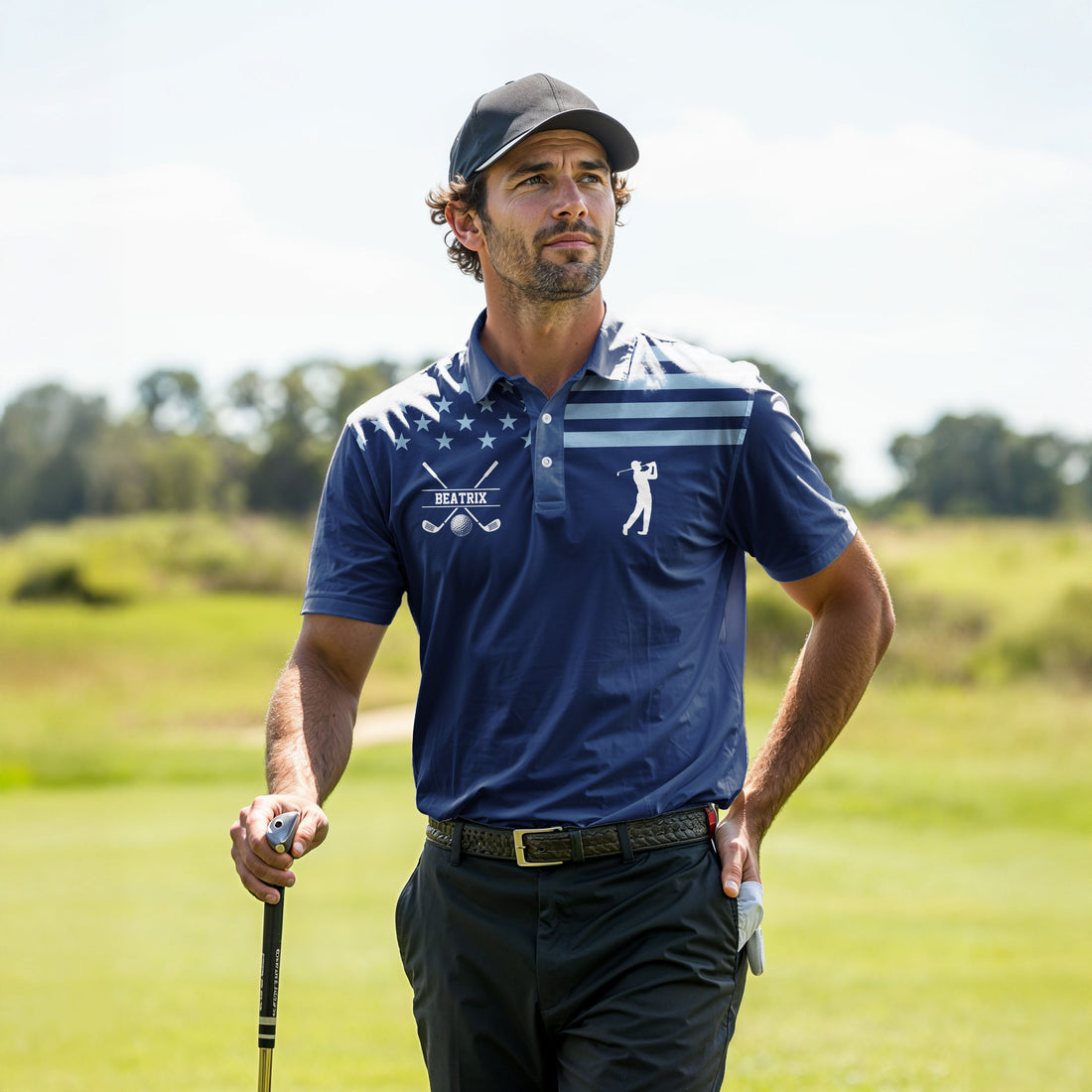 Husband Dad Golf Legend Polo Shirt 2