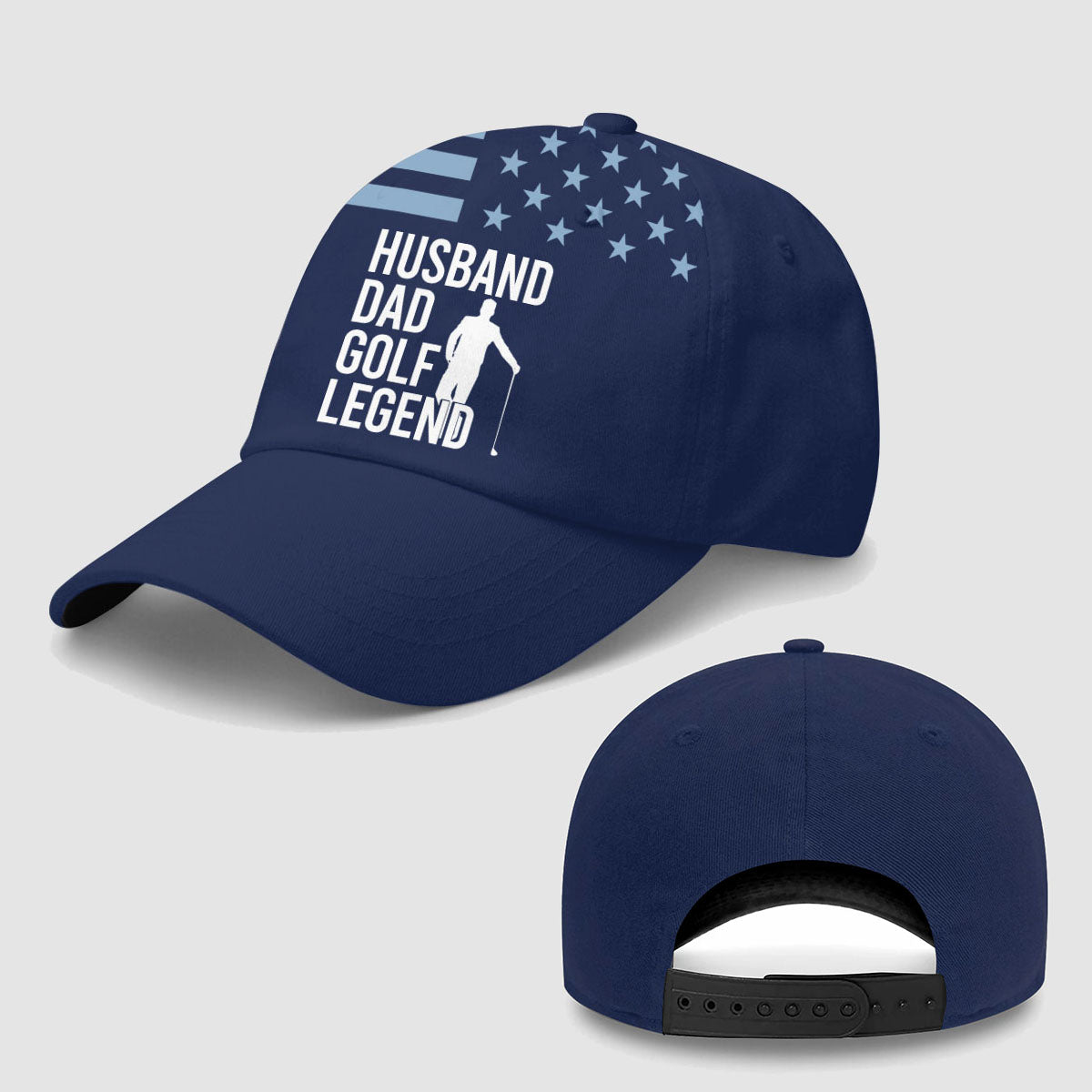 Husband Dad Golf Leagend Baseball Cap