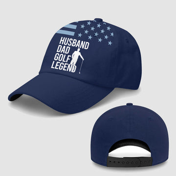 Husband Dad Golf Leagend Baseball Cap
