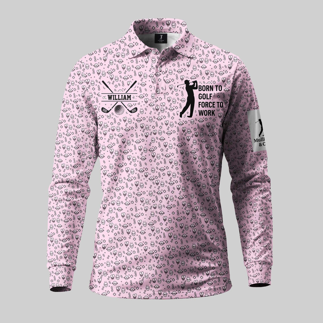 Force To Work Long Sleeve Polo