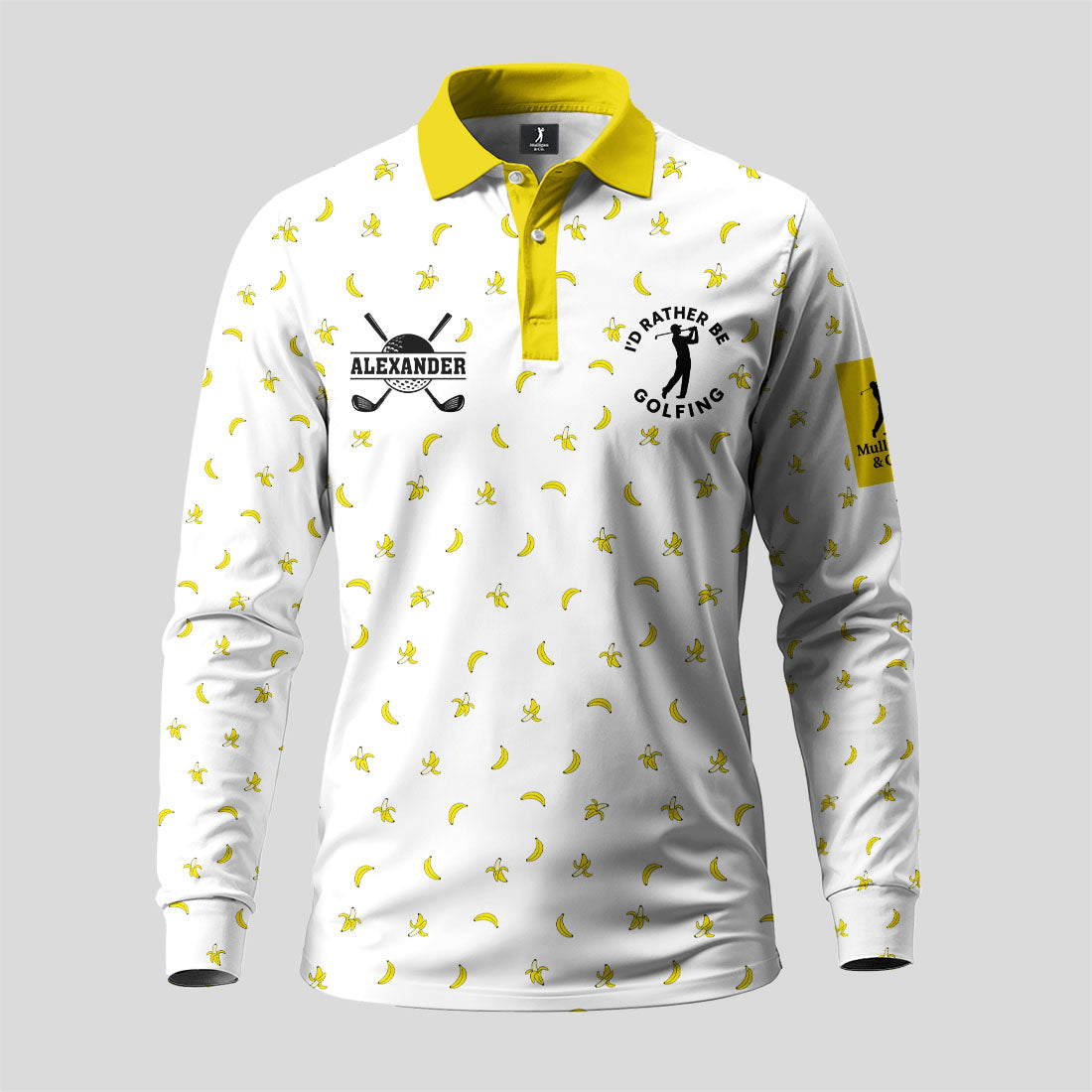 I’d Rather Be Golfing Long Sleeve Polo