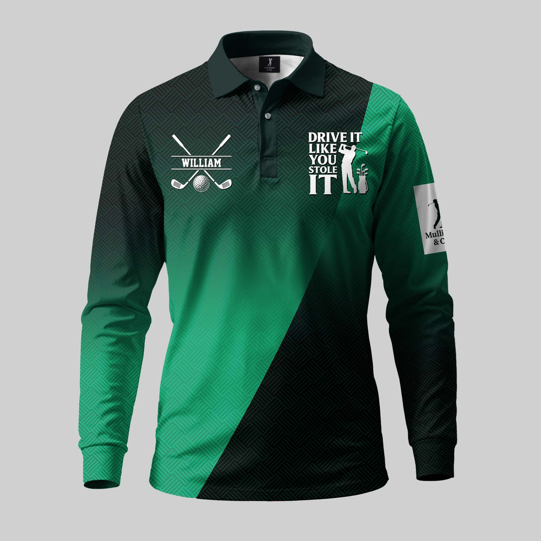 Drive It Like You Stole It Long Sleeve Polo