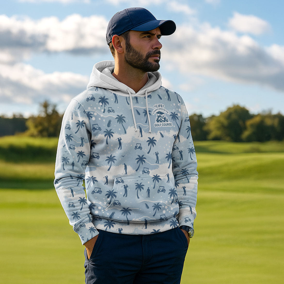 Life Is Always Good On The Golf Course Hoodie