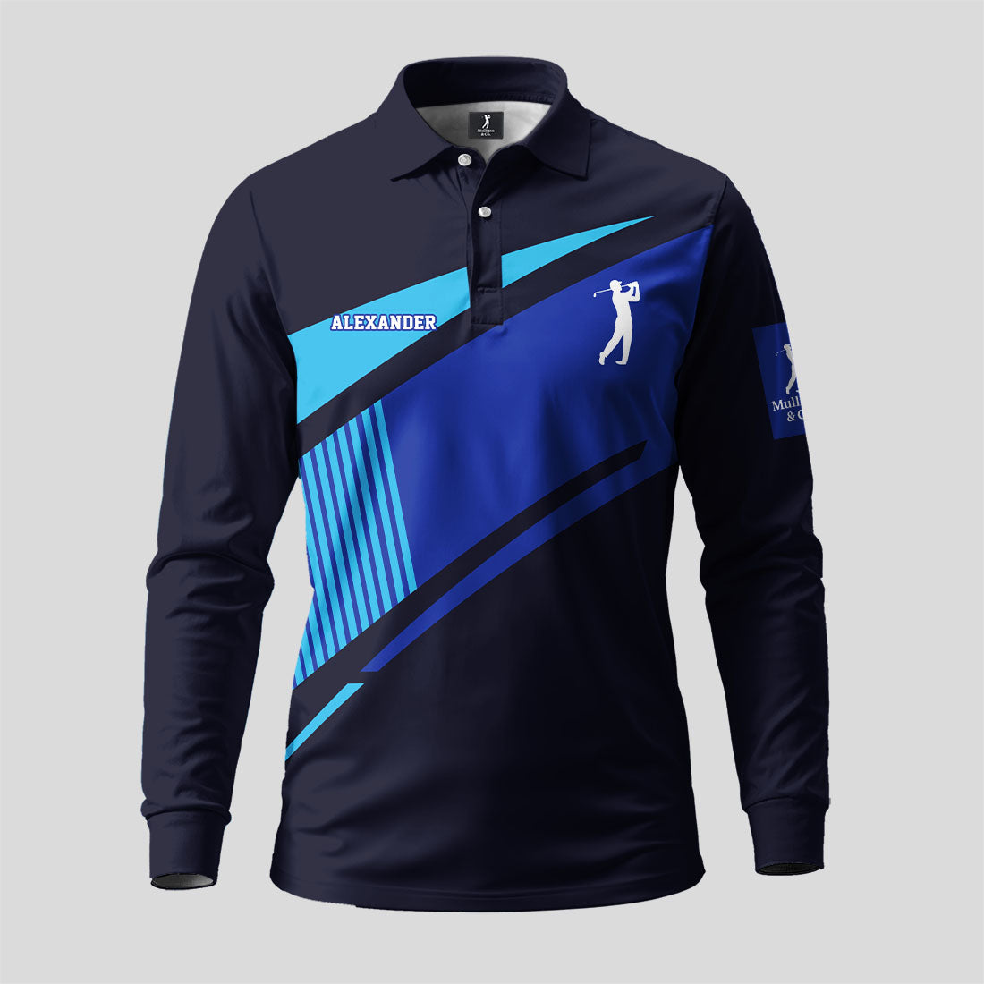 Forget Your Opponents Always Play Against Par Long Sleeve Polo