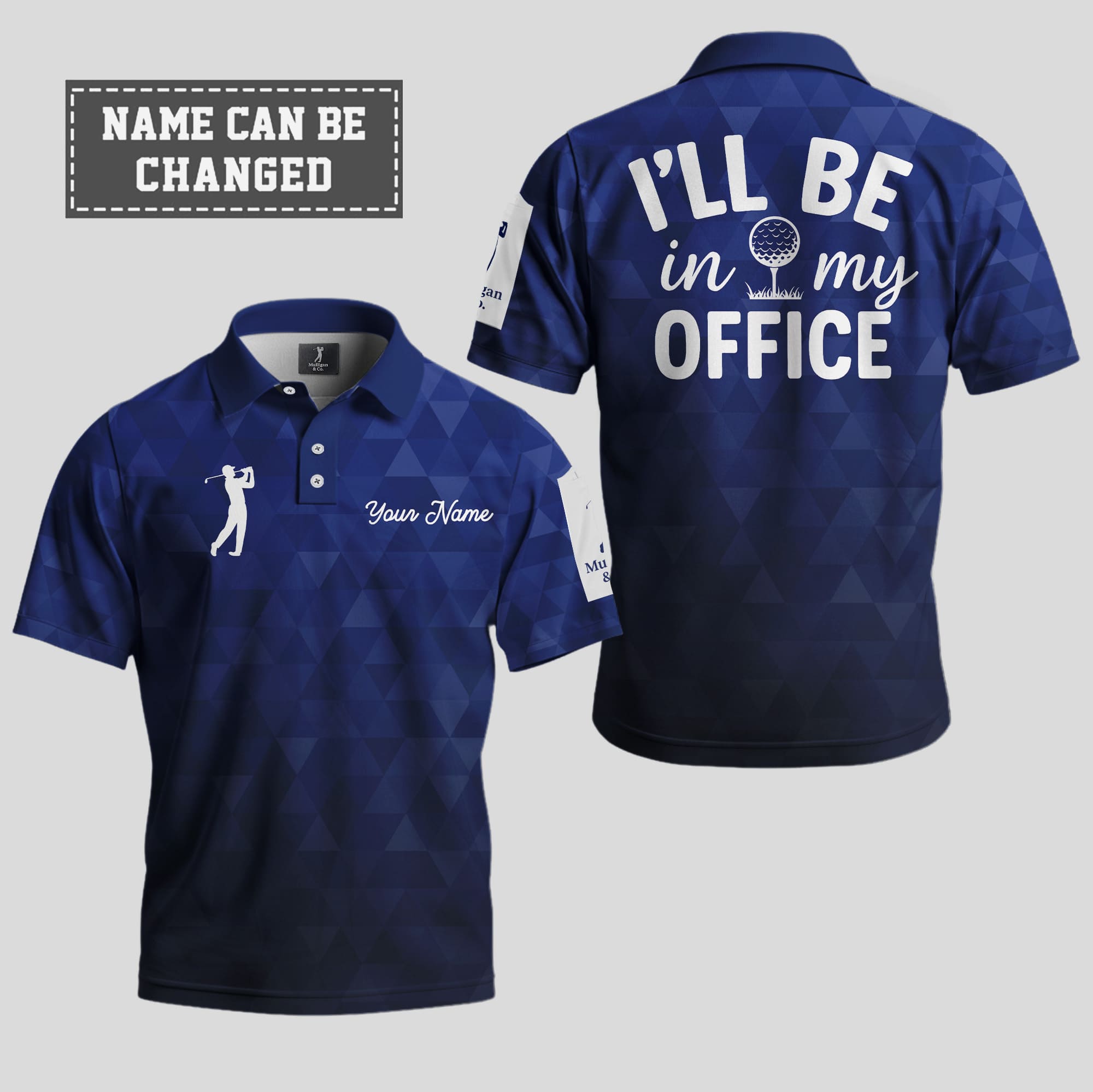 I'll Be In My Office Golf Polo Shirt
