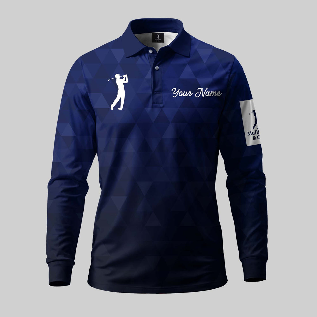 I'll Be In My Office Golf Long Sleeve Polo