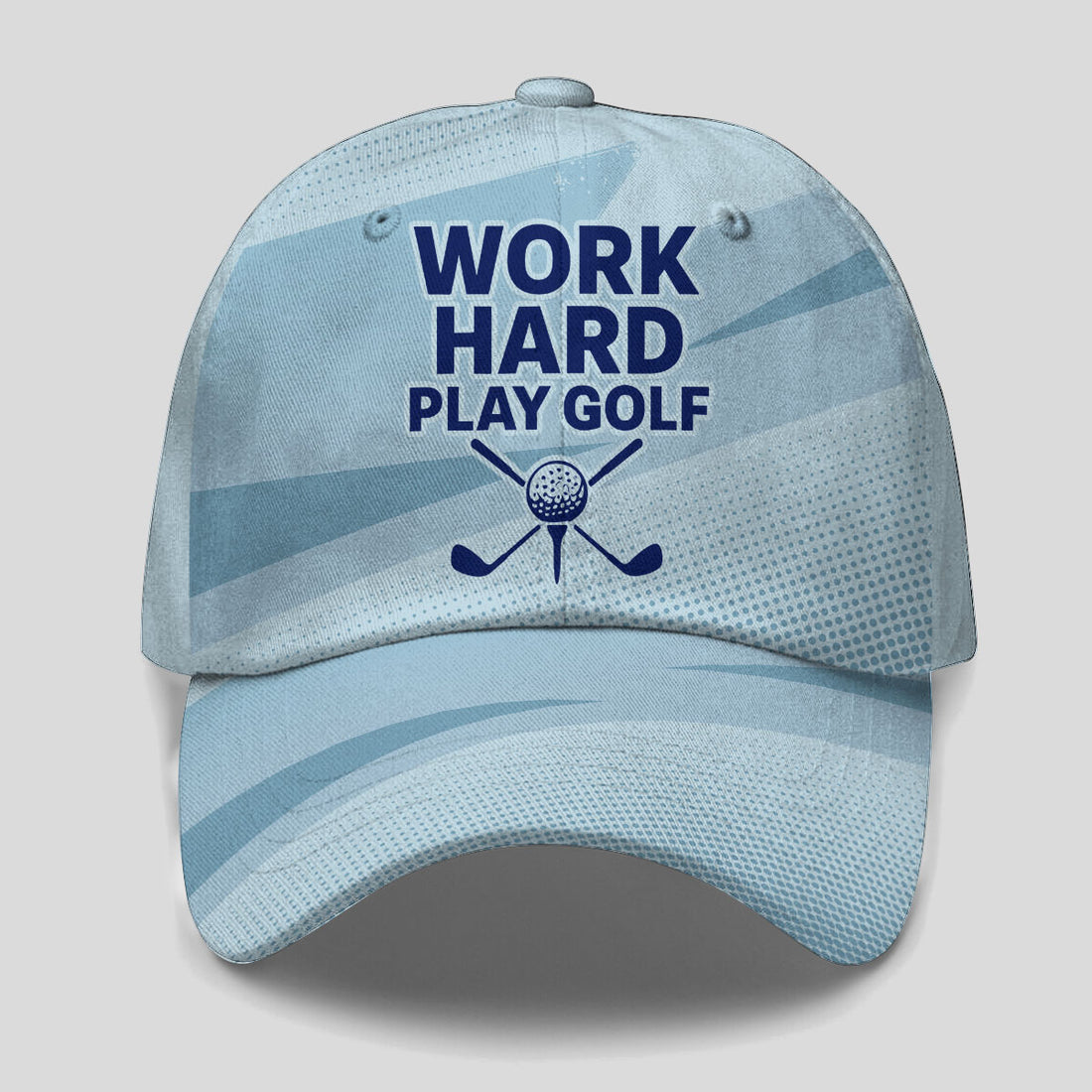 Work Hard Play Golf Baseball Cap