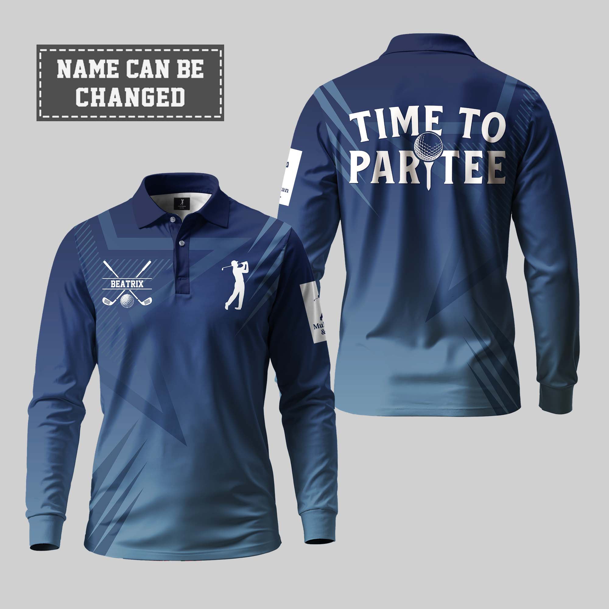 Time To Par Tee Long Sleeve Polo