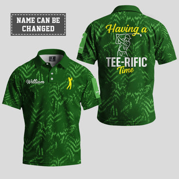 Having A TEE-RIFIC Time Polo Shirt