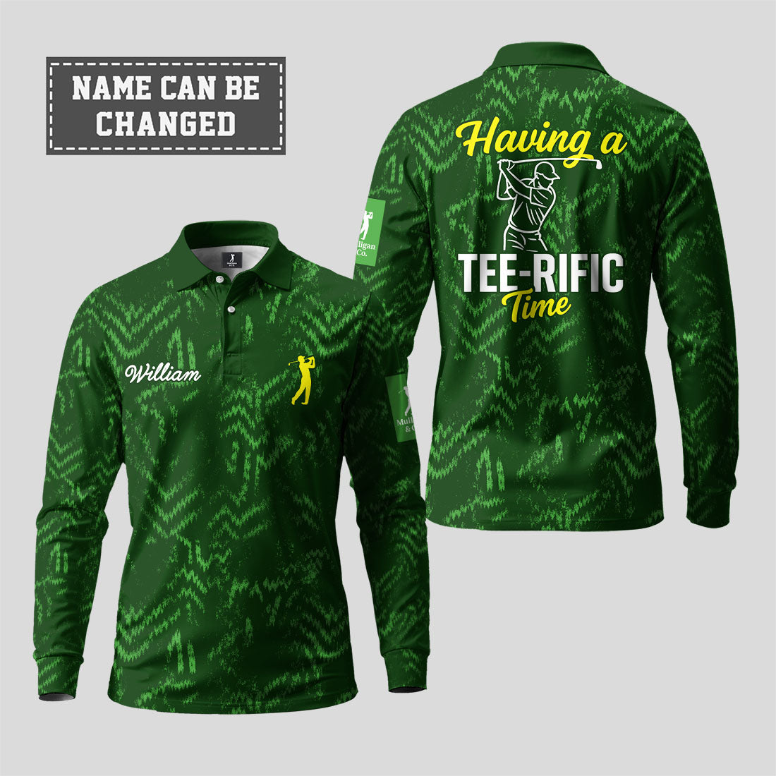 Having A TEE-RIFIC Time Long Sleeve Polo