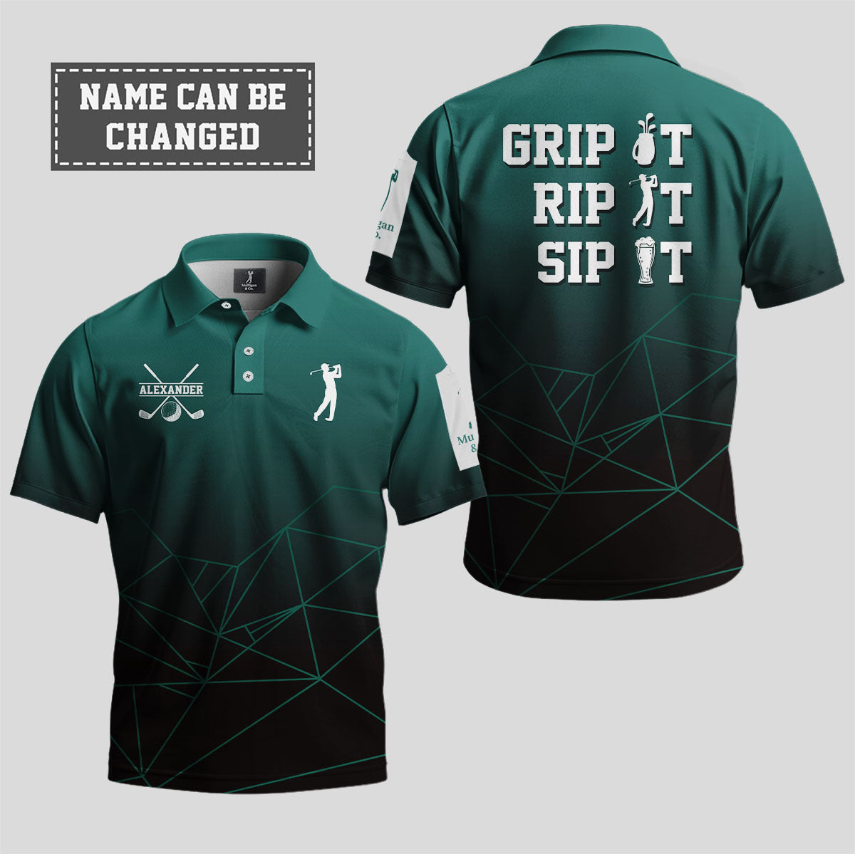 Grip It and Sip It Polo Shirt
