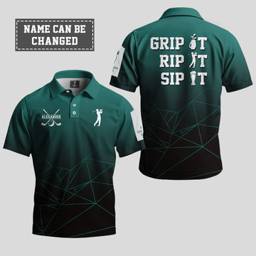 Grip It and Sip It Polo Shirt