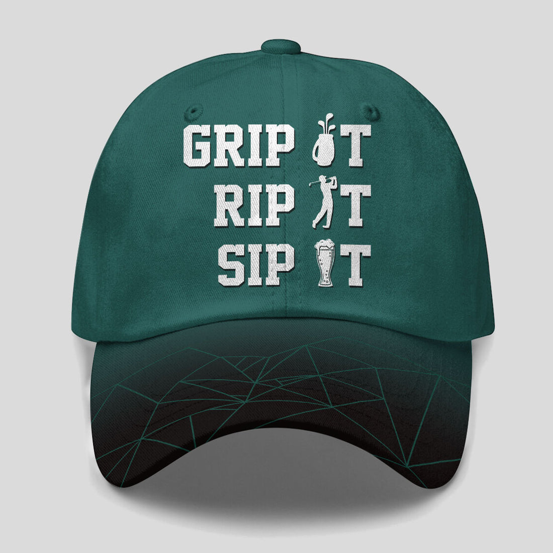 Grip It and Sip It Baseball Cap